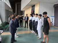 2025 전국체육대회 태권도팀 격려